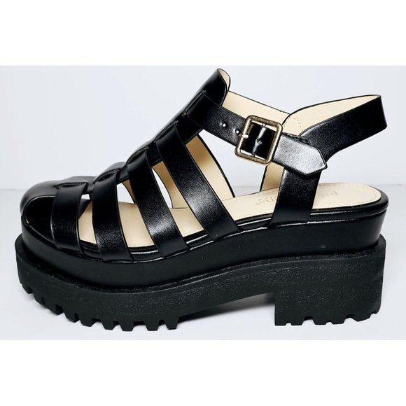 PRIMADONNA COLLECTION WOMEN SANDAL PLATFORM STRAPS EURO SIZE BLACK 00134 ECP - Picture 2 of 12